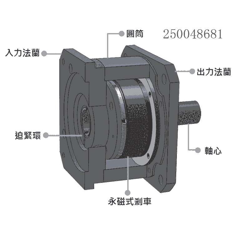 永磁式剎車組合體，永磁制動器組合體